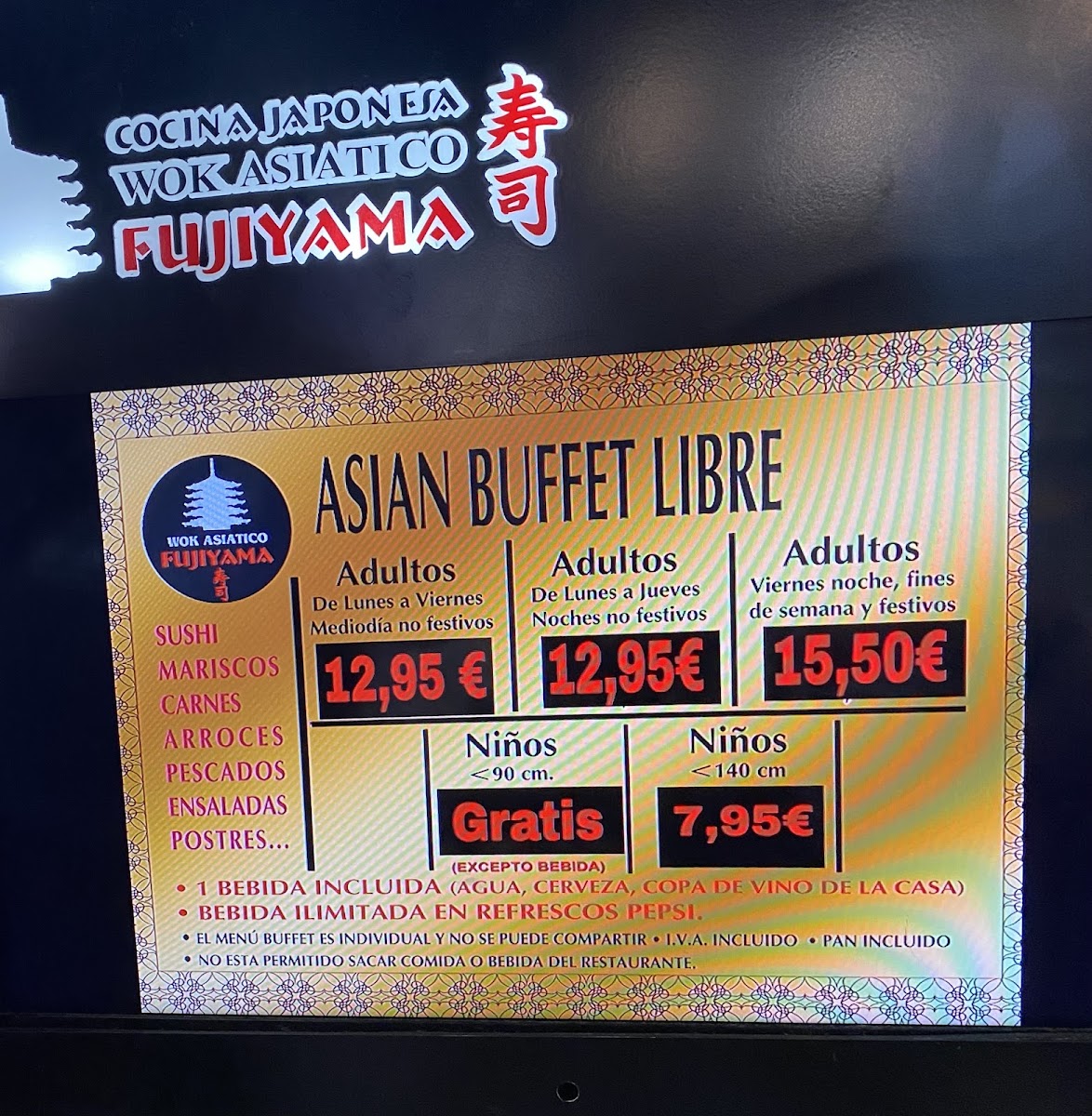 Menu Fujiyama-3