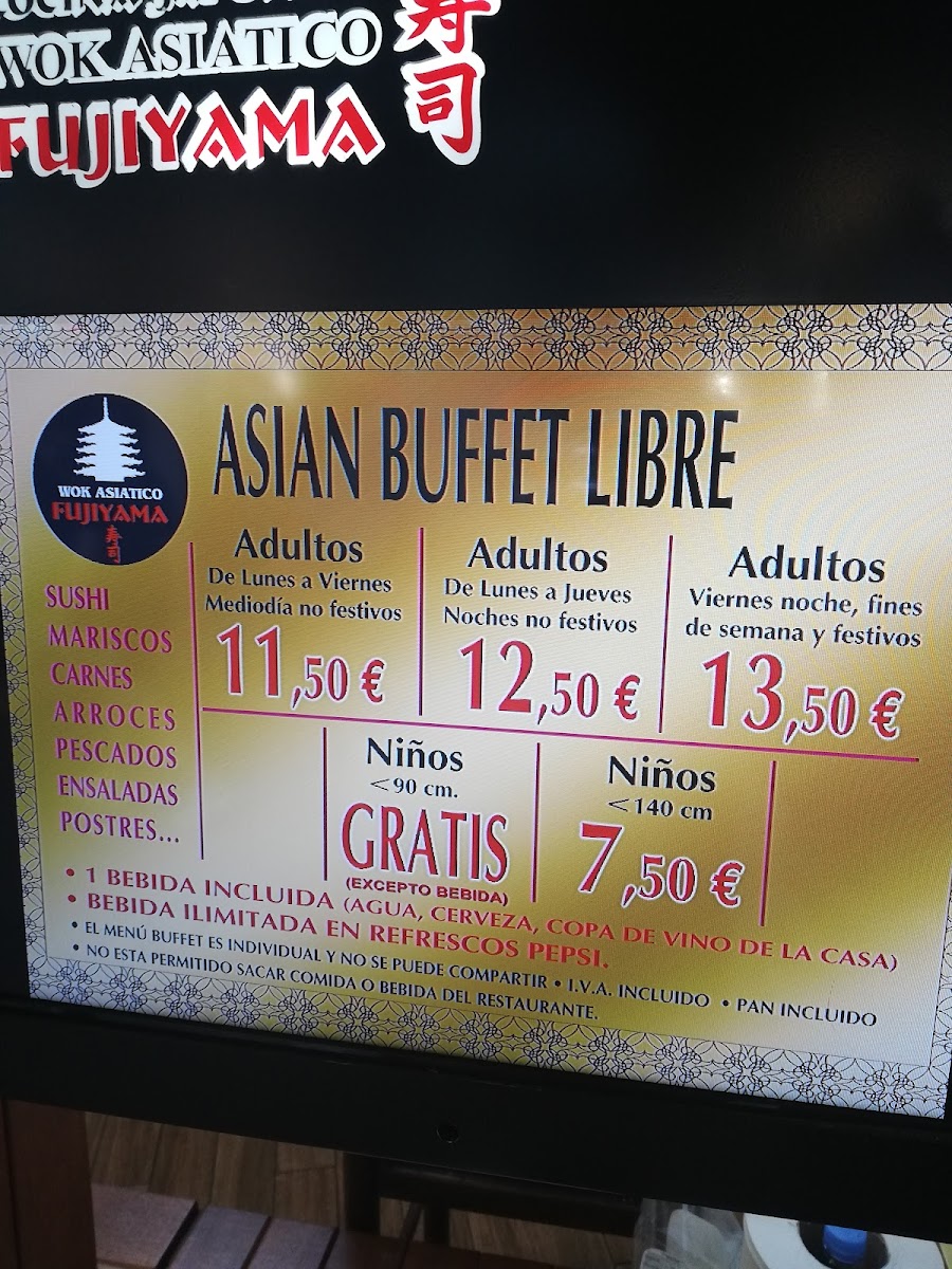 Menu Fujiyama-5